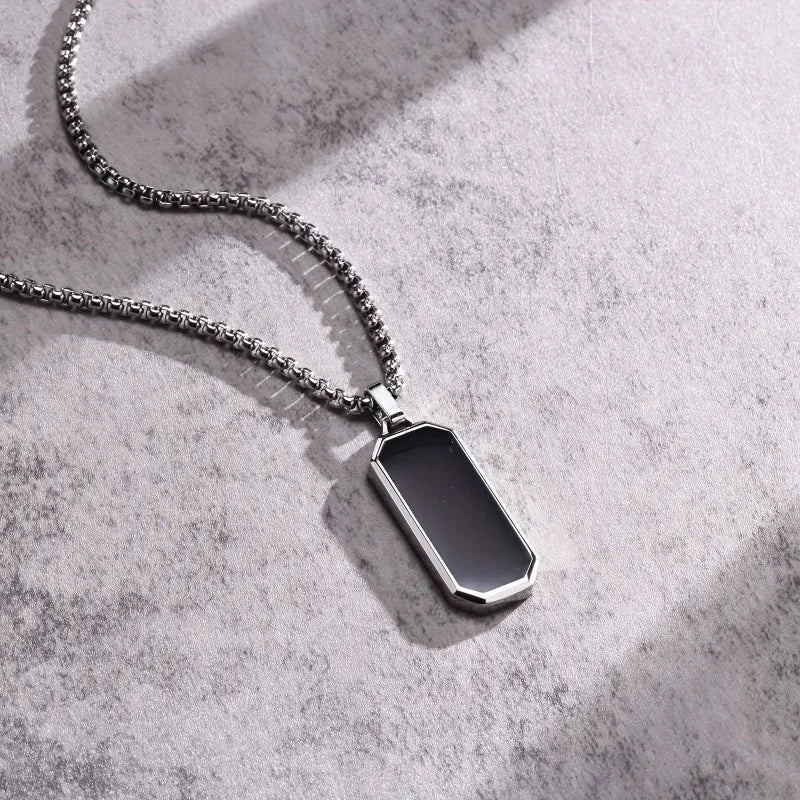 Geometric EMF Blocking Pendant Necklace